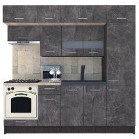 Bucatarie BIGMAR 230 A Wenge / Decor 4299